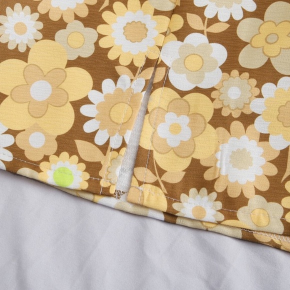 Floral Print Tank Top & Skirt Set - Picture 4 of 5